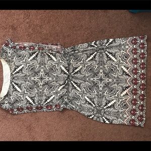 Floral print dress